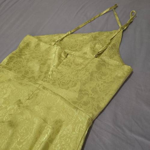 Shein summer dress new, yellow and gold, size S