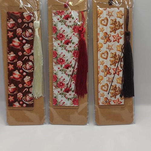 Set of 3 Christmas bookmarks new