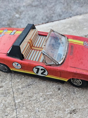 Αυτοκίνητο Ανανιάδης Vintage Tin Toy Car Ananiades Porsche 914