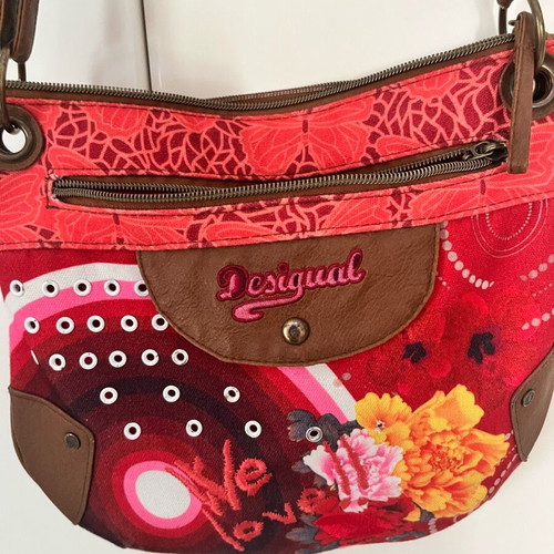 Desigual crossbody bag like new, colorful with adjustable strap