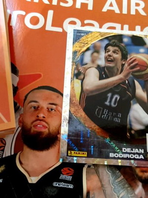 Dejan Bodiroga Euroleague Panini sticker new #394