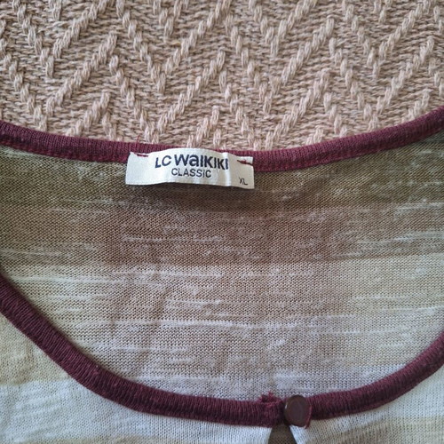 Women's striped t-shirt XL like new, multicolor