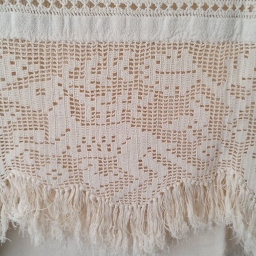 2 HANDMADE TRADITIONAL CURTAINS