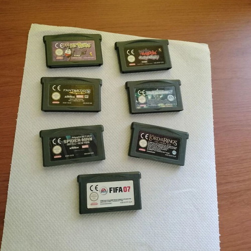 Nintendo Game Boy Advance 7 games used, fully functional