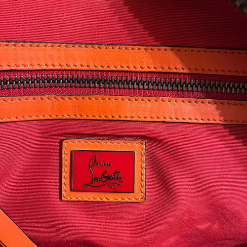 Christian Louboutin shoulder bag like new, orange