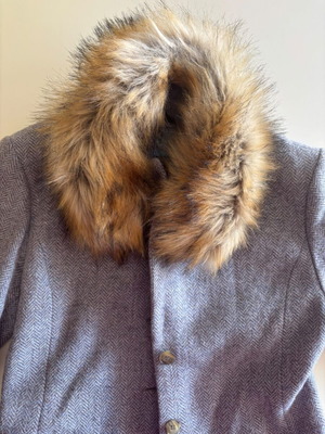 Synthetic fox fur collar like new