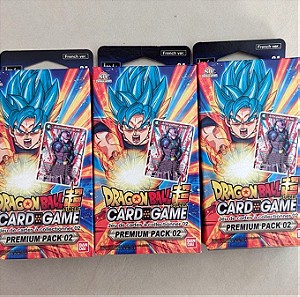 Dragon Ball super card game premium pack 02 anniversary French - κάρτες