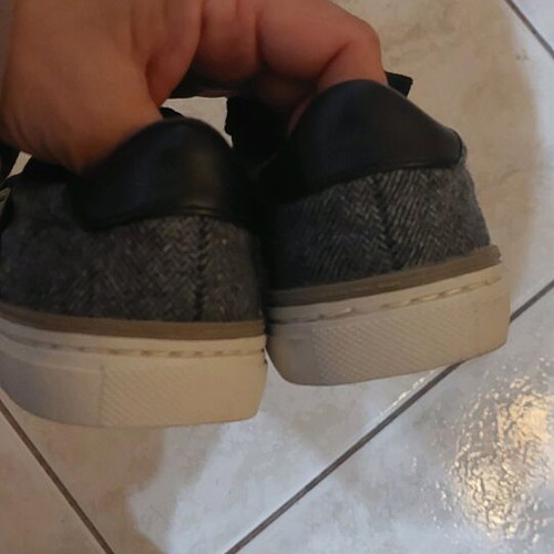 Boys' sneakers shoes size 27 new gray M&S Marcs and Spencer