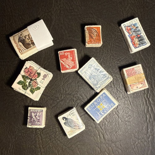 Stamp collection new, 10 bundles (~1000 pieces) from Europe