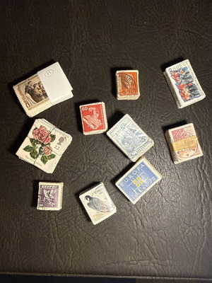 Stamp collection new, 10 bundles (~1000 pieces) from Europe