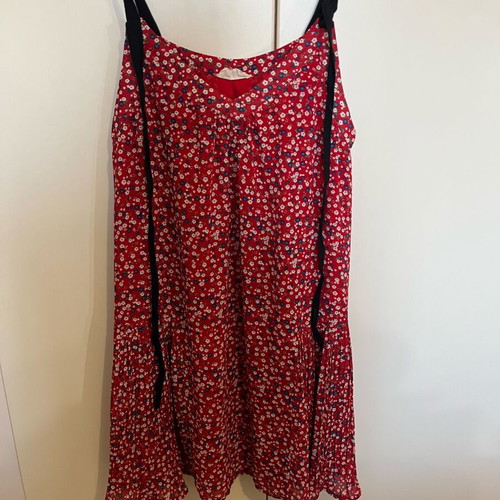 Floral dress The Korner red size 40 like new