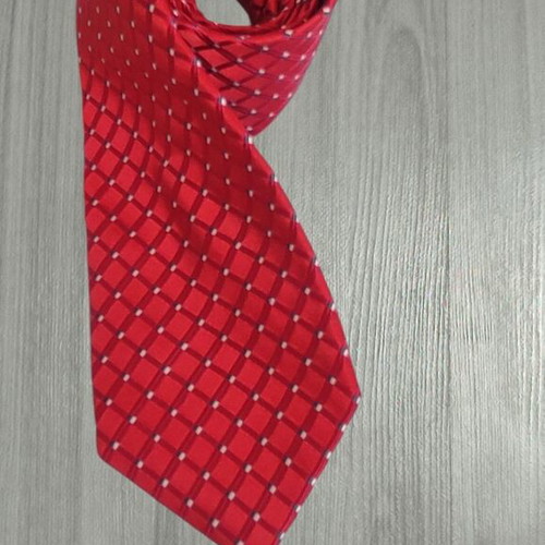 Bugatti red silk tie