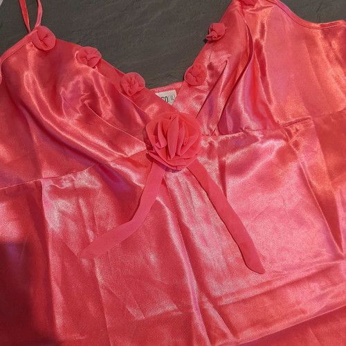 Mystiko nightdress with robe new, pink, size XL