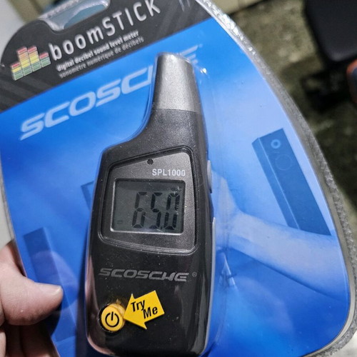 Scosche boomstick decibel meter new