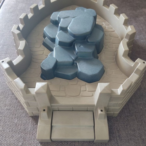 Playmobil portable castle like new with storage case