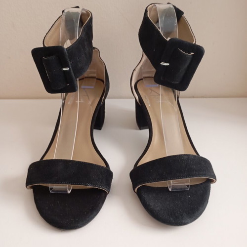 Toral Suede Sandals like new, women's size 38, black