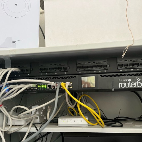 MikroTik RB2011UiAS-RM rack router used