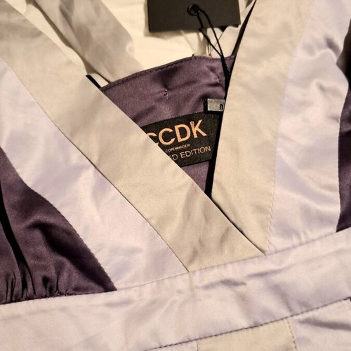 CCDK Donna Karan purple silk lingerie-style top size 36 medium