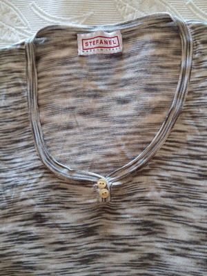 Stefanel Vintage 90s πλεκτό αμάνικο τοπ σαν καινούργιο, made in Italy
