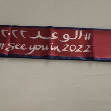 Mundial Qatar 2022 Scarf new, authentic collectible