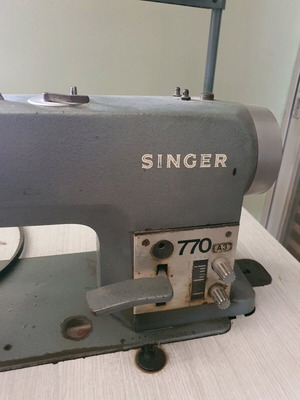Singer antique sewing machine used