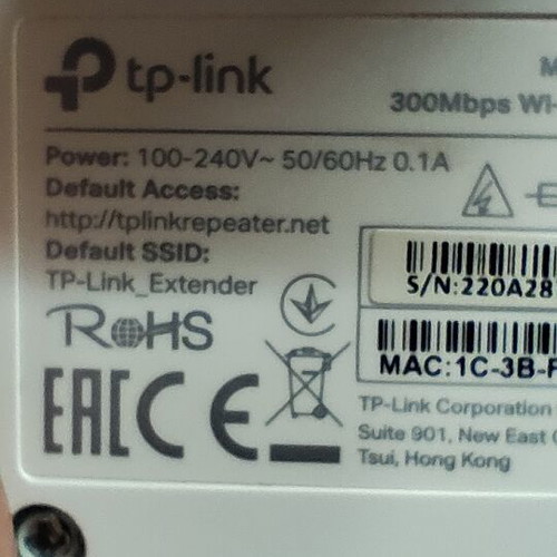 Tp-link WA855RE WiFi extender like new