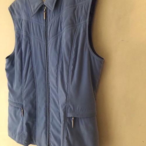 Escada Golf sleeveless jacket light blue like new