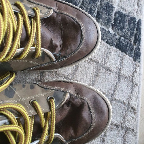 Admiral kids boots used, brown, size 34