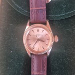 Rolex Oyster Perpetual women's watch used, 18k solid yellow gold