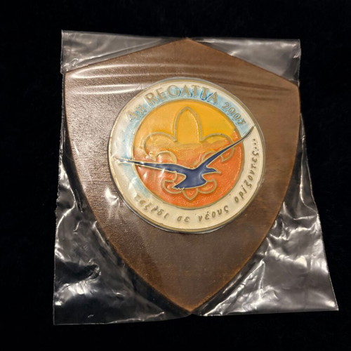 Commemorative Wooden Plaque 4th Regatta 2003 Scouts new