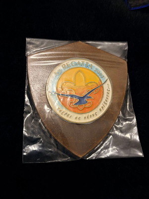 Commemorative Wooden Plaque 4th Regatta 2003 Scouts new