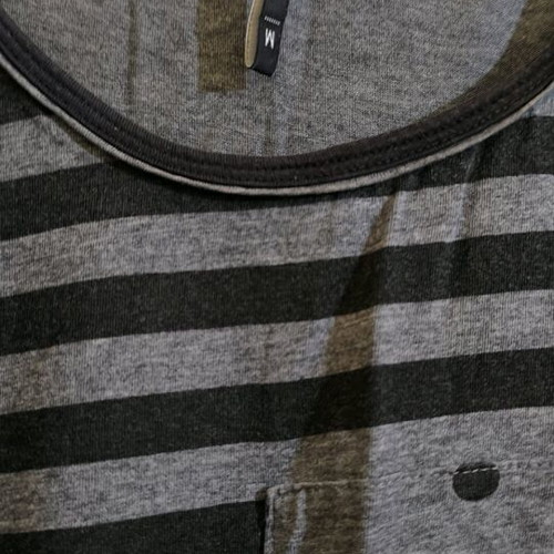 Summer striped blouse medium like new, silver unisex