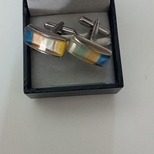 Zara cufflinks like new, multicolored