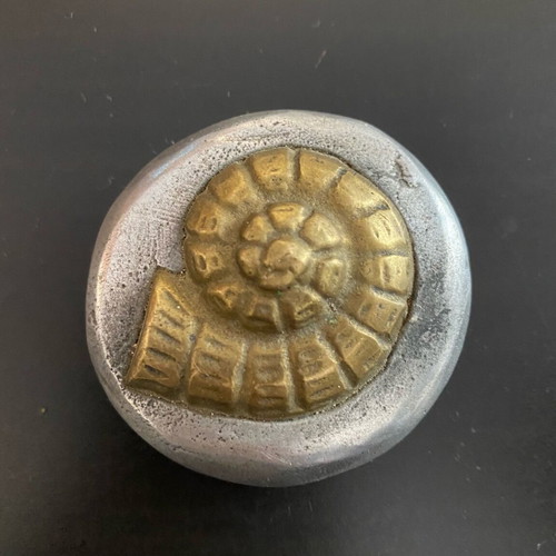 Ammonite paperweight like new