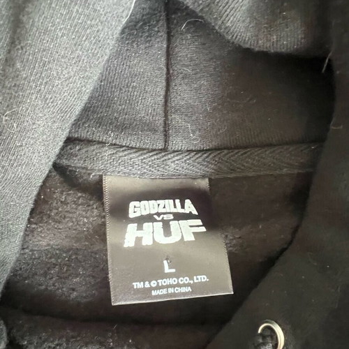 HUF hoody like new, black, size L