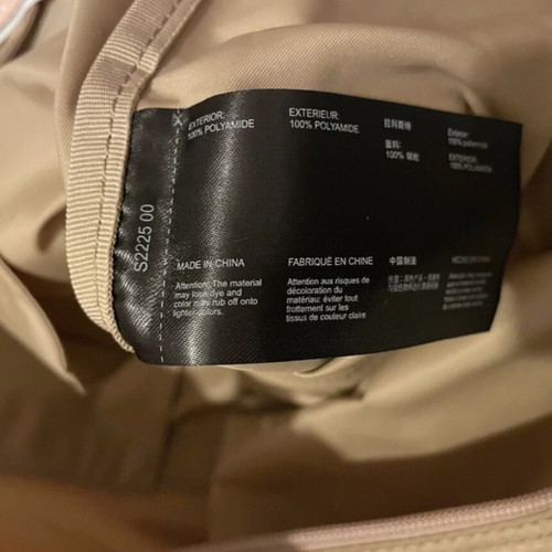 Lacoste tote bag beige new, waterproof polyester