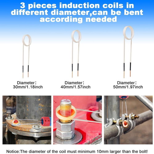 Induction Heater for Bolts and Nuts 1100W New