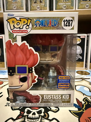 Funko Pop One Piece Eustass Kid 1287 like new, Wondercon 2023 Exclusive