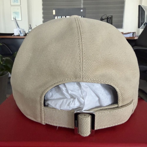 Ferragamo cap new, beige color