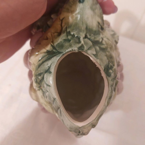 Handmade faience jug hand-painted new