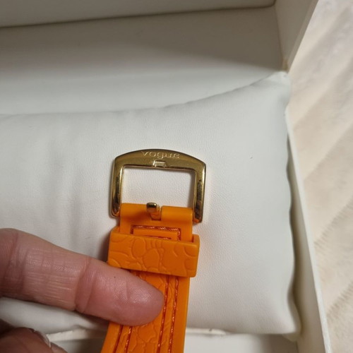Vogue wristwatch used with chronographs and rubber strap