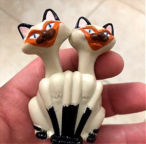 LADY AND THE TRAMP SIAMESE CATS FIGURE McDONALDS HAPPY MEAL TOYS JUNIOR ΠΑΙΧΝΙΔΙ