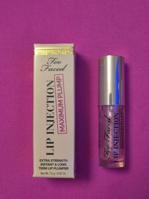 Too Faced Lip Injection Maximum Plump Mini 1.5g new