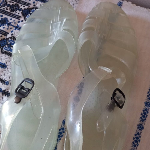 Buffalo transparent beach shoes size 45
