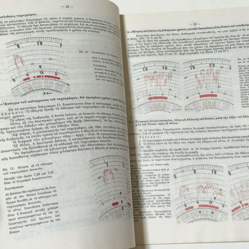 Tachographs of Automobiles book used, 1977 edition