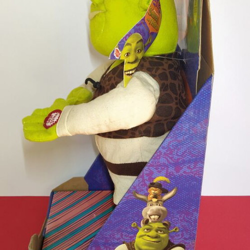 Shrek The Third Dancing Plush Doll used, 2007 Dreamworks