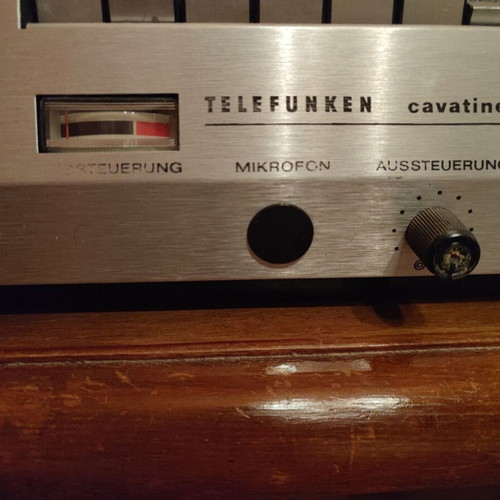 Telefunken Cavatine 101 vintage radio used, cassette not working