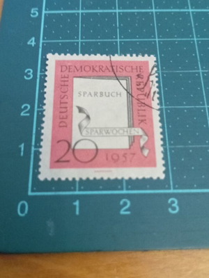 Γραμματόσημα Γερμανίας DDR 1957 Savings Week like new