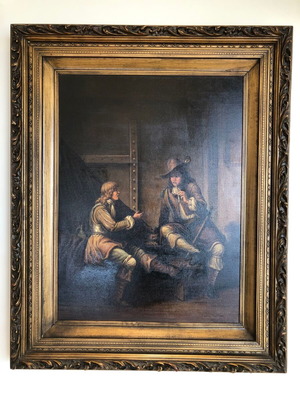 Πίνακας Rene Pretton μεταχειρισμένος 58x79