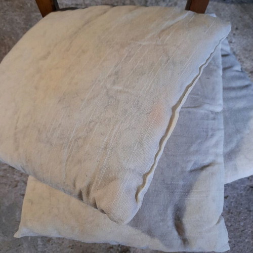 Pillows like new, set of 3, cotton filling, 40×40 cm